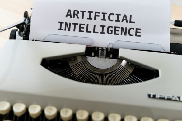 Artificial Intelligence. Image source: https://unsplash.com/photos/white-and-black-typewriter-with-white-printer-paper-tGBXiHcPKrM