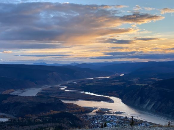 The Yukon River photographed by Cindy Amimer - image source: https://www.pexels.com/photo/aerial-view-of-mountains-6785468/