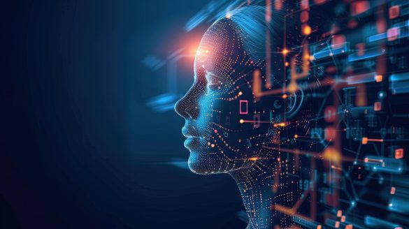 AI is creating new opportunities for businesses, workers and communities across Canada. Image by Brian Penny - https://pixabay.com/illustrations/ai-generated-face-8540915/